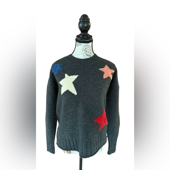 Madewell Starry Merino Wool Sweater | Heather Carbon | Medium - Picture 2 of 9